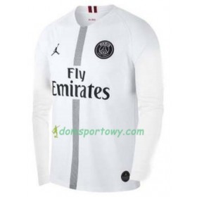 Koszulka Paris Saint-Germain Jodan Biały Trzeci Koszulki Piłkarskie 2018-2019 Długi Rękaw